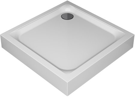 Поддон для душа из ABS-пластика AM.PM Gem 90x90 W90T-403-090W без антискользящего покрытия 