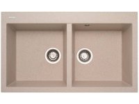 Мойка для кухни каменная Longran Amanda AMG 86x50 Саббиа