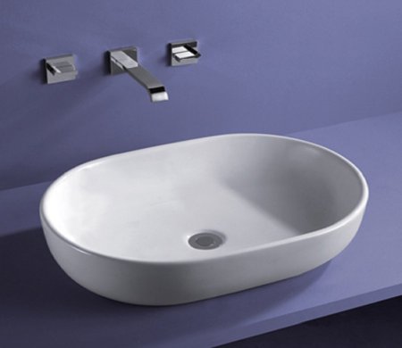 Раковина CeramaLux 9026A накладная 