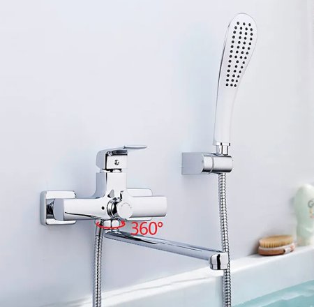 Смеситель для ванны Gappo G50 G2250-8 универсальный Хром 