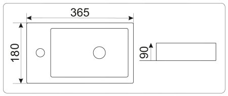 Раковина CeramaLux 9272R 