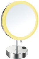 Косметическое зеркало Gappo G6204 с подсветкой Хром