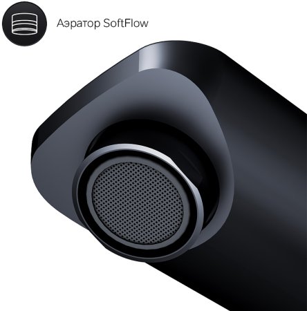 Смеситель для раковины AM.PM X-Joy F85A92522 Черный матовый 