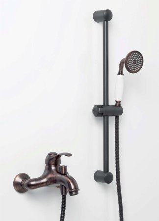 Душевая штанга WasserKRAFT A049 Темная бронза 