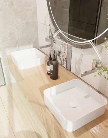 Раковина-чаша AQUAme 40 AQM5008 Белая глянцевая 