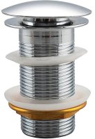 Донный клапан Frap F65-3 click-clack Хром