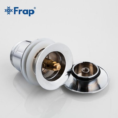 Донный клапан Frap F60 click-clack Хром 