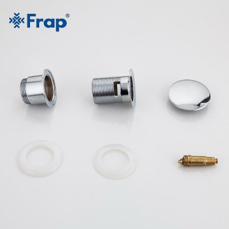 Донный клапан Frap F60 click-clack Хром 