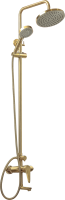Душевая система ПСМ-Профсан ПСМ-303-8 Steel (PSM-303-8) тип См-ВДшОРНТрА Золото