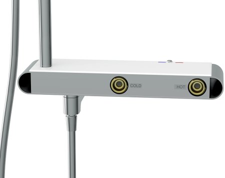 Душевая система Cersanit Vivo 64089 с термостатом Хром 