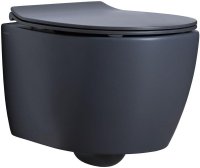 Унитаз Allen Brau Fantasy 4.11004.AN подвесной Антрацит без сиденья Унитаз Allen Brau Fantasy 4.11004.AN подвесной Антрацит без сиденья