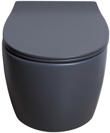 Унитаз Allen Brau Fantasy 4.11004.AN подвесной Антрацит без сиденья 