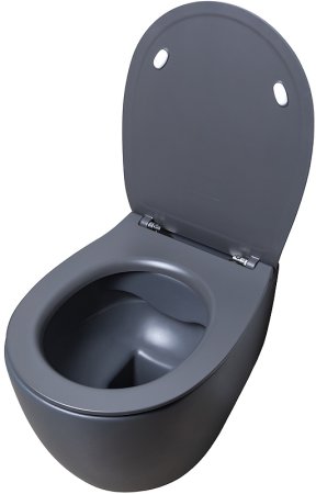 Унитаз Allen Brau Fantasy 4.11004.AN подвесной Антрацит без сиденья 