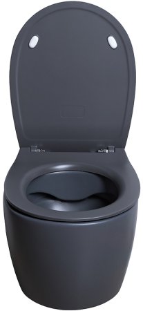 Унитаз Allen Brau Fantasy 4.11004.AN подвесной Антрацит без сиденья 