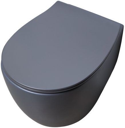 Унитаз Allen Brau Fantasy 4.11004.AN подвесной Антрацит без сиденья 