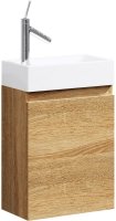 Тумба под раковину Aqwella Леон 40 Ln-MP.01.04/DS подвесная Дуб сонома