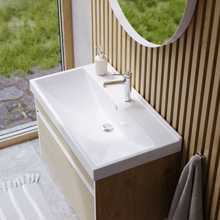 Тумба под раковину Aqwella Urban 100 URB0110DD подвесная Дуб Давос 