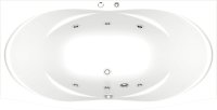 Акриловая ванна Bas Фиеста 194x100 см с гидромассажем