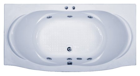 Акриловая ванна Bas Фиеста 194x100 см с гидромассажем 