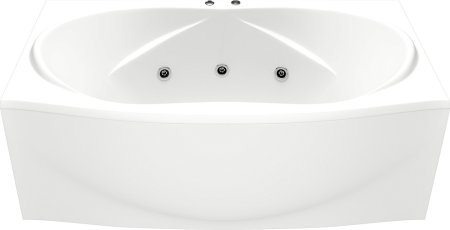 Акриловая ванна Bas Фиеста 194x100 см с гидромассажем 