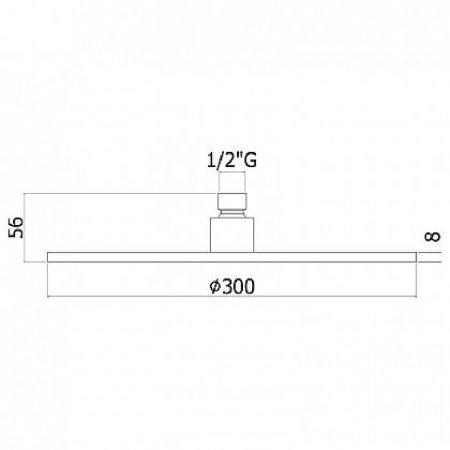 Верхний душ Paffoni Master King ZSOF079HG Медовое золото 