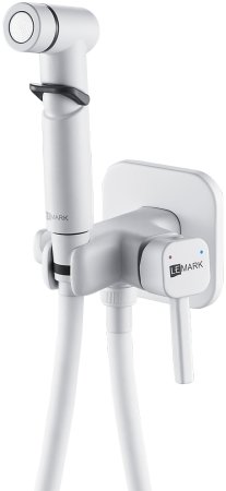 Смеситель Lemark Solo с гигиеническим душем, встраиваемый (LM7165MW) 