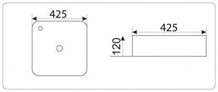 Умывальник CeramaLux 591 