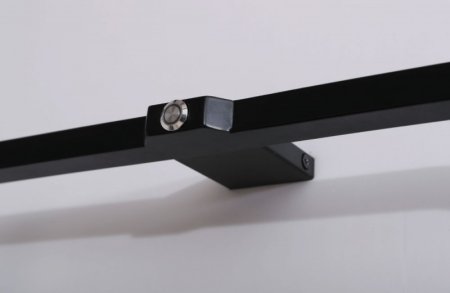 Электрический полотенцесушитель Black&White Universe N-337В 40х101 337BN с полкой Черный матовый 