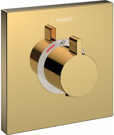 Смеситель для душа Hansgrohe ShowerSelect HighFlow 15760990 с термостатом Полированное золото 