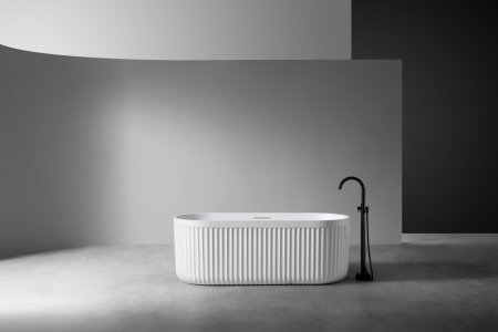 Ванна из искусственного камня ABBER Stuttgart AM9925 белая матовая 