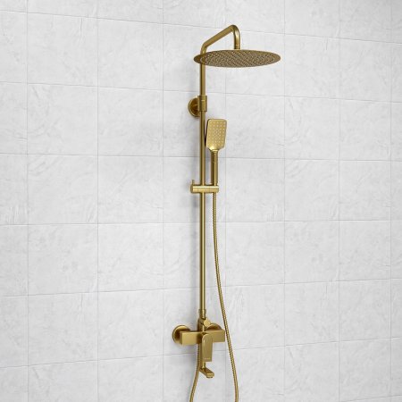 Душевая система WasserKRAFT A155.262.201.BG Золото матовое 