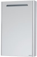 Зеркальный шкаф Aquaton Сильва 50 L 1A215502SIW7L с подсветкой Дуб полярный