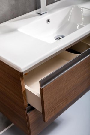 Тумба с раковиной Capolda 100 dark wood 