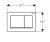 Кнопка смыва Geberit Omega 30 115.080.KM.1 чёрная 