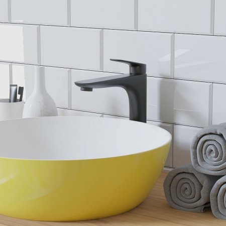 Смеситель для раковины Paini Laguna LAYO205LL Черный матовый 