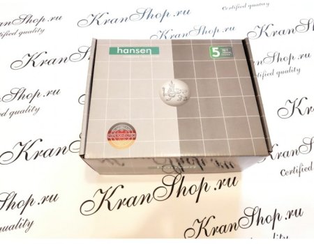 Смеситель настенный с гигиеническим душем HANSEN H62204-C Черный матовый 