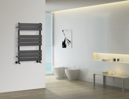 Полотенцесушитель водяной Boheme Venturo 720-B 800х500 см. чёрный матовый 