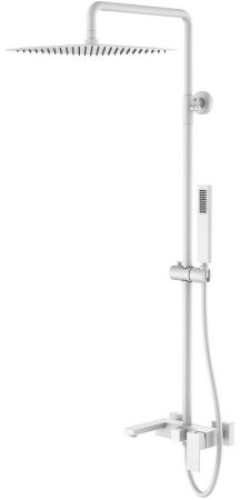 Душевая система Boheme Qubic 478-MW Белая матовая 