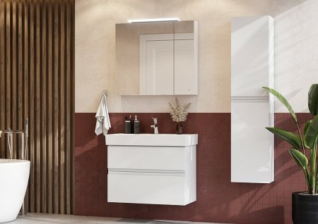 Тумба под раковину Roca Oleta 80 A857640806 подвесная Белый глянец 