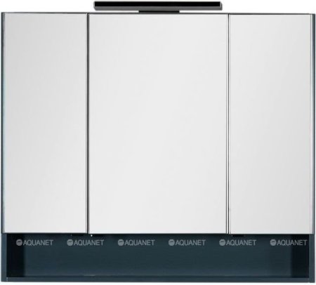 Зеркало-шкаф Aquanet Виго 100 сине-серый 