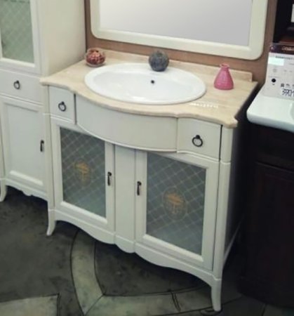 Тумба под раковину Opadiris Виктория 90 Z0000012694 Слоновая кость 