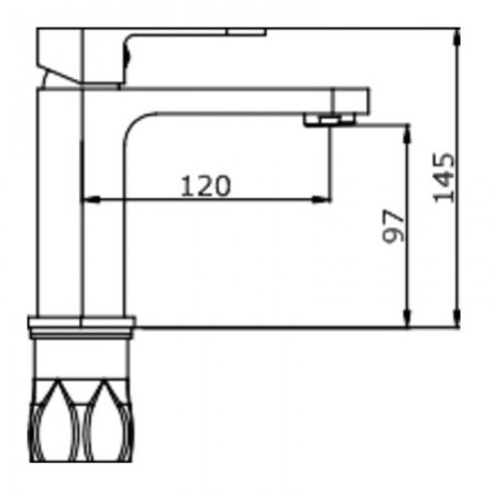 Cмеситель для раковины ViEiR V283511-C Черный 
