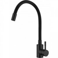 Смеситель для кухни с гибким изливом HANSEN H59304-CC Черный матовый