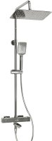 Душевая система WasserKRAFT A199.069.126.010.CH Thermo с термостатом Хром