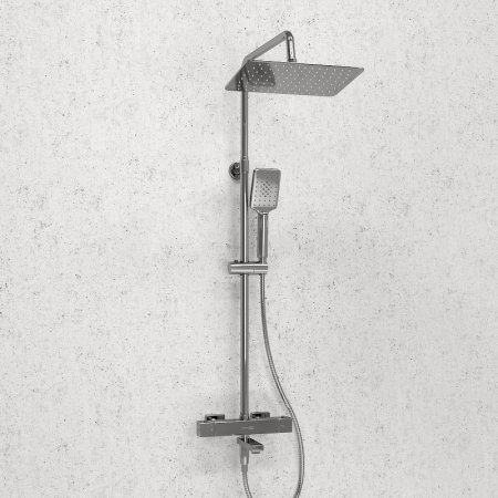 Душевая система WasserKRAFT A199.069.126.010.CH Thermo с термостатом Хром 