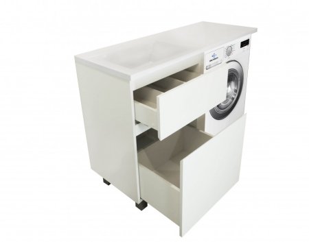 Тумба с раковиной Эстет Dallas Luxe 110 напольный 2 ящика, (правый) 