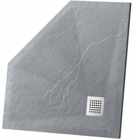 Душевой поддон из искусственного камня Vincea 90x90 VST-4SP9090G Серый 