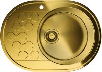 Мойка кухонная Omoikiri Kasumigaura 65-AB-R латунь