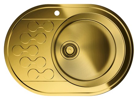 Мойка кухонная Omoikiri Kasumigaura 65-AB-R латунь 