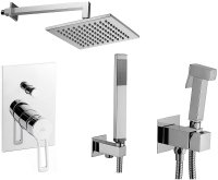 Душевая система Paffoni Ringo KITZRIN015CR/MKING с гигиеническим душем Хром